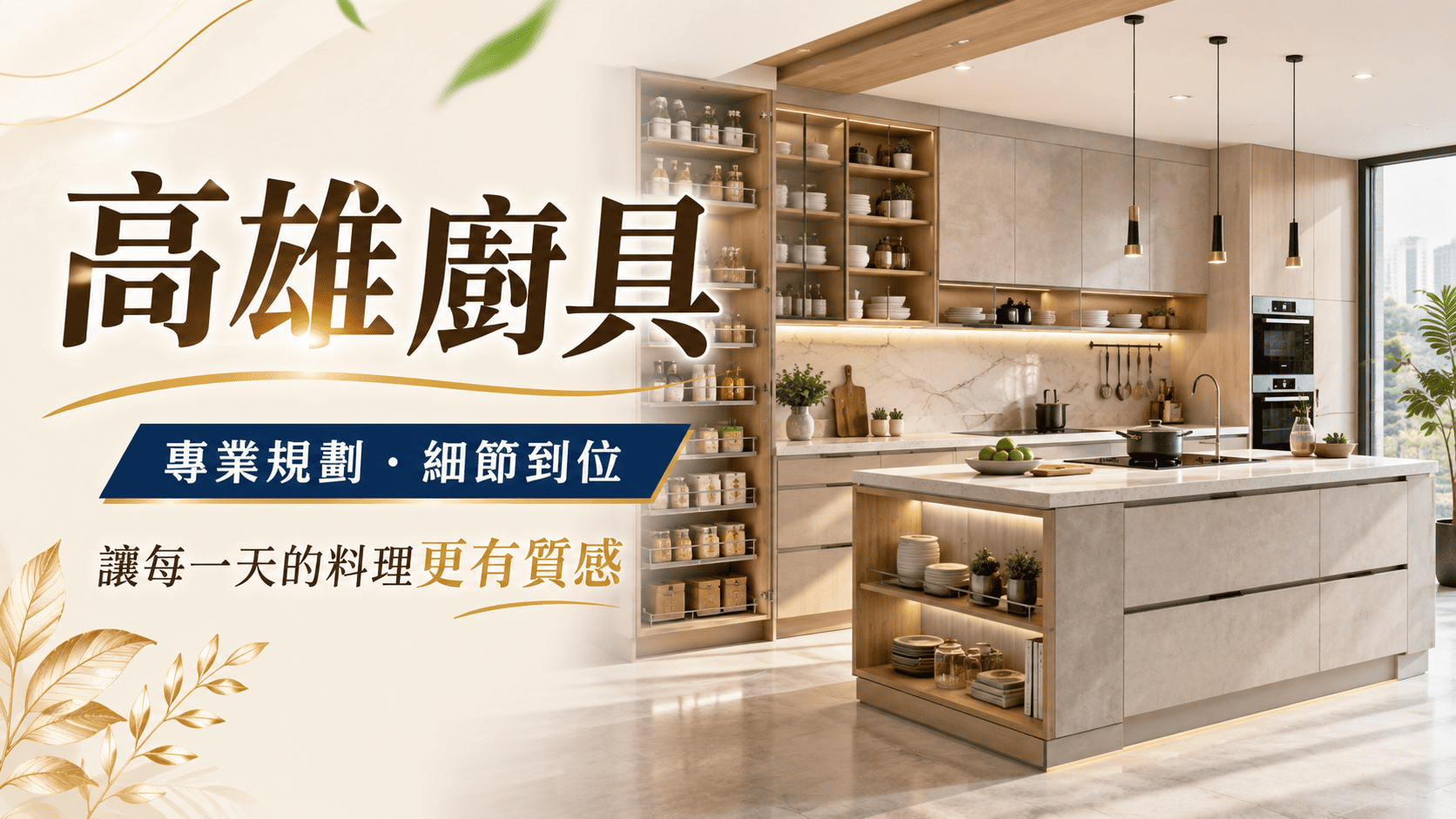 高雄廚具規劃不只是選一組漂亮櫥櫃，而是要從空間尺寸、料理習慣、家電配置、收納需求與日常清潔便利性一起思考。