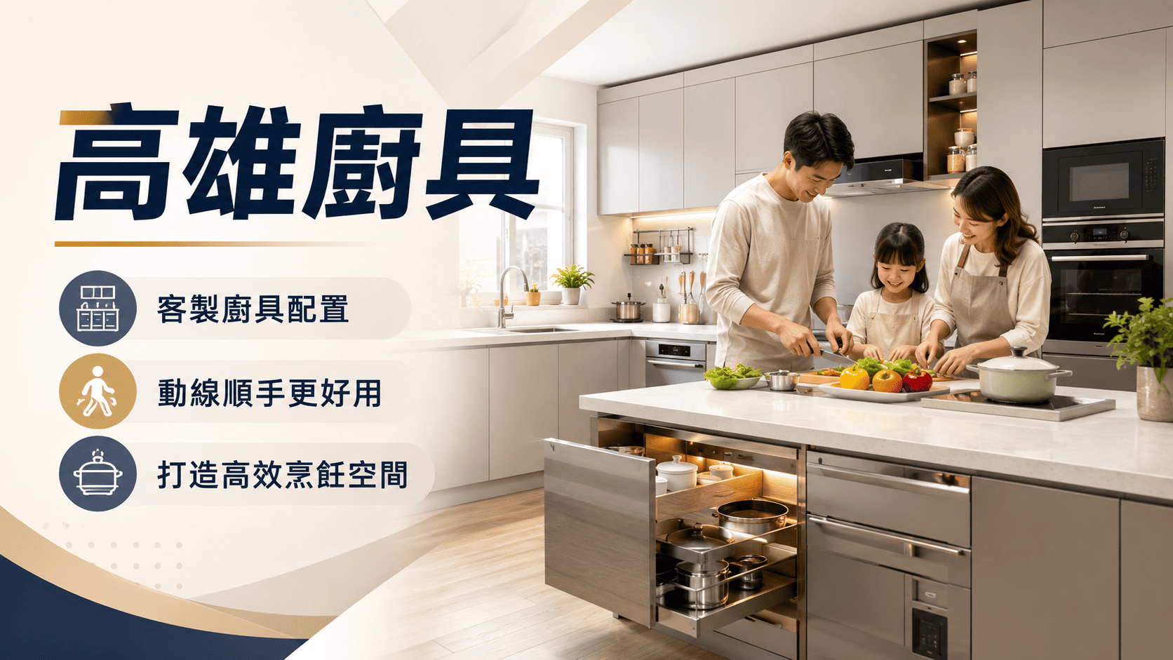 高雄廚具翻新常見於老屋、公寓、透天厝與中古屋整修。