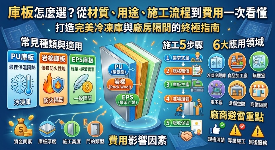 庫板怎麼選？從材質、用途、施工流程到費用一次看懂